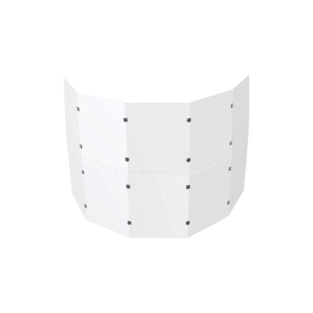 OK-24017 - 5 ft Tall Acrylic Drum Shield with 5 Panels