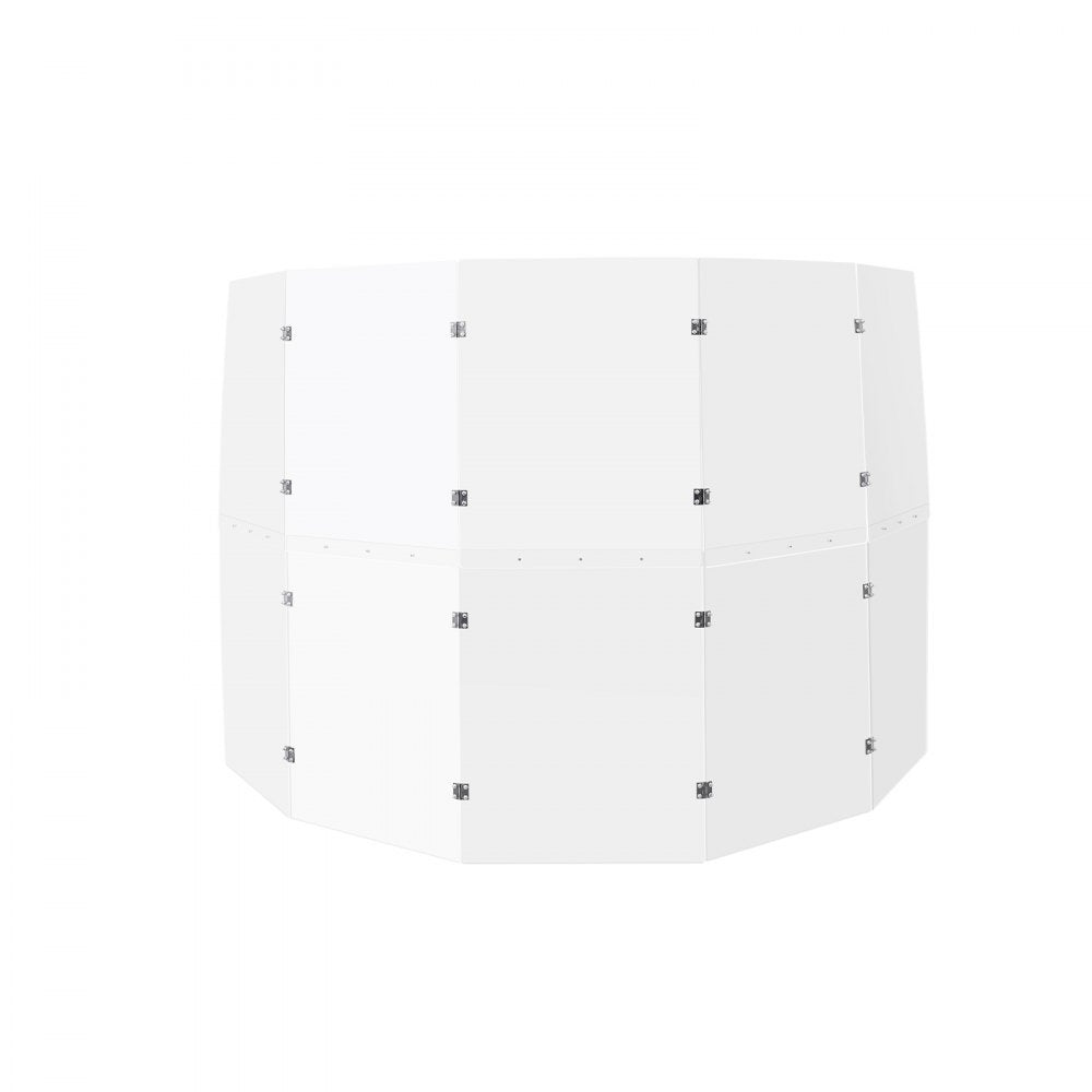 OK-24017 - 5 ft Tall Acrylic Drum Shield with 5 Panels