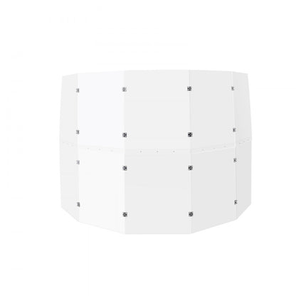 OK-24017 - 5 ft Tall Acrylic Drum Shield with 5 Panels