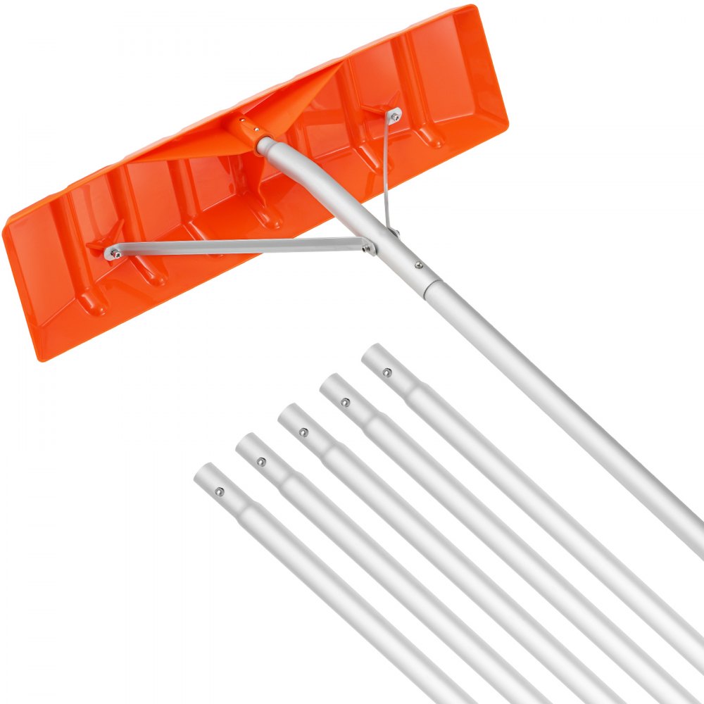 CY-SF02 - 25" Durable Snow Roof Rake with 21ft Adjustable Handle