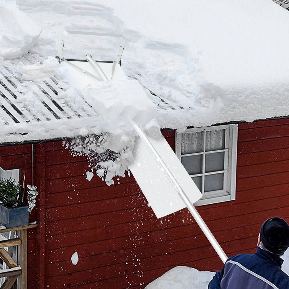 CY-SF18 - 30ft Lightweight Aluminium Snow Roof Rake with 19-inch Scraper