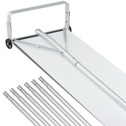 CY-SF18 - 30ft Lightweight Aluminium Snow Roof Rake with 19-inch Scraper