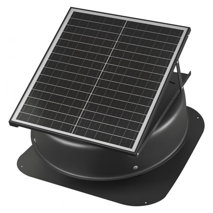 JBSF-320G - Solar-Powered Attic Fan with Smart Thermostat, 1230 CFM
