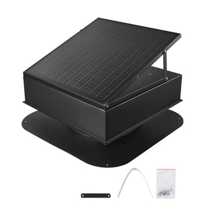 JBSF-320E - Energy-Efficient 35W Solar Roof Attic Exhaust Fan, 3000 CFM