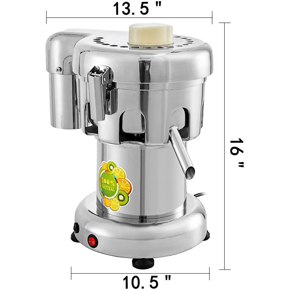 010865980735 - Heavy-Duty Juice Extractor with Dual Outlets for Smooth Juice