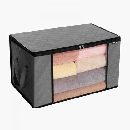 NSB-02 - 6 Extra-Large Storage Bags with Transparent Window & Handles