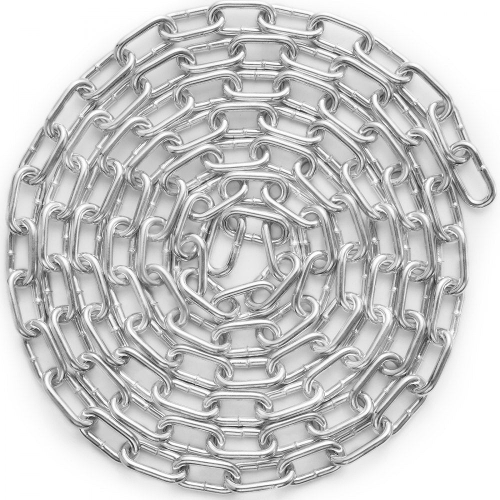 5mmX3M - Heavy-Duty Zinc Plated Chain for Lifting & Securing Tasks