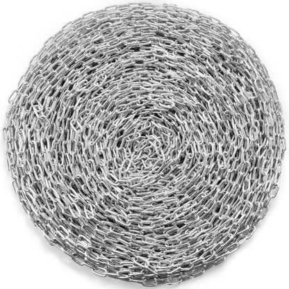 5mmX75M - Heavy-Duty Zinc Plated Coil Chain | Rust-Resistant & Durable