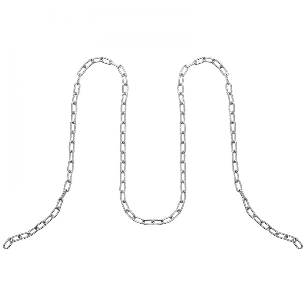 3.5mmx9.9m - Heavy-Duty Zinc Plated Coil Chain with Dual Quick Links
