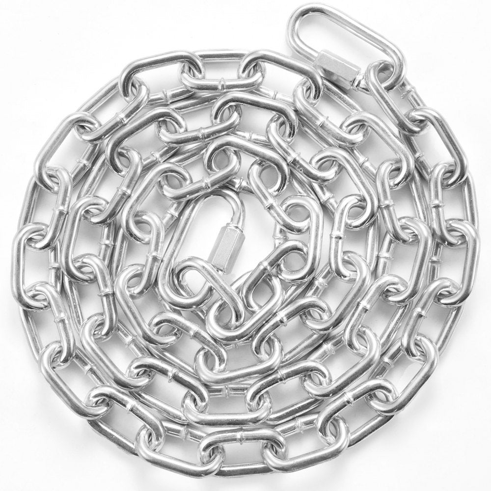 8x1.8M Heavy-Duty Zinc-Plated Coil Chain for Secure Lifting and Towing