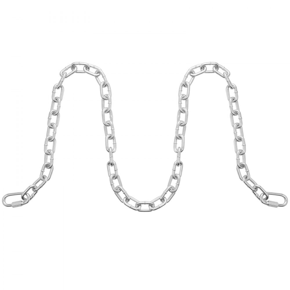 8x1.8M Heavy-Duty Zinc-Plated Coil Chain for Secure Lifting and Towing