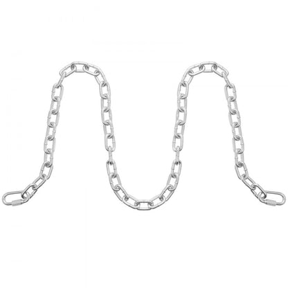 8x1.8M Heavy-Duty Zinc-Plated Coil Chain for Secure Lifting and Towing