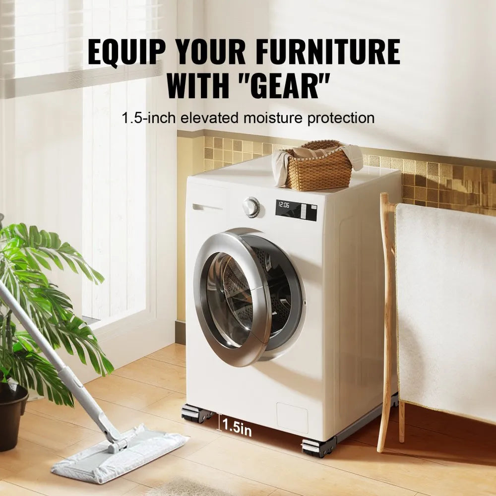 Y13 - Heavy-Duty Rollers for Moving Appliances, Supports 660 lbs