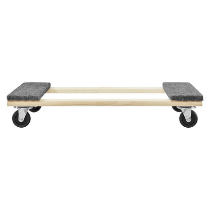 SC01 - Heavy-Duty 1000 lbs Furniture Dolly with 4 x 3" Swivel Casters