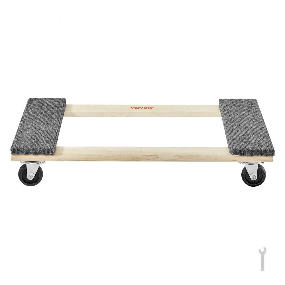 SC01 - Heavy-Duty 1000 lbs Furniture Dolly with 4 x 3" Swivel Casters