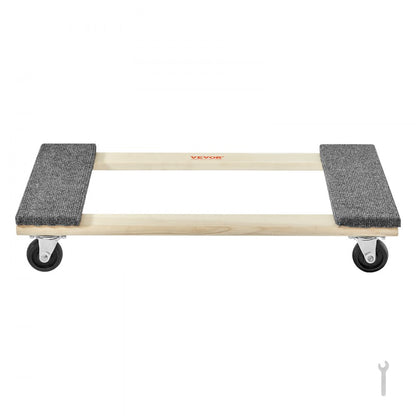 SC01 - Heavy-Duty 1000 lbs Furniture Dolly with 4 x 3" Swivel Casters