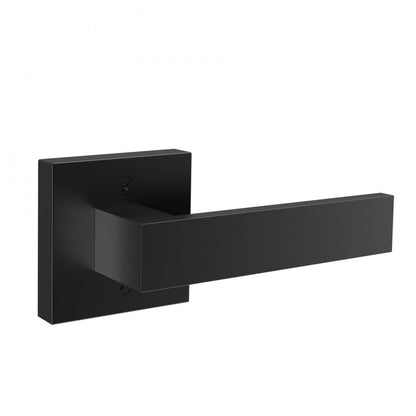 D921-DL-BLK(1PC) - Modern Square Dummy Door Lever for Closets & Cabinets