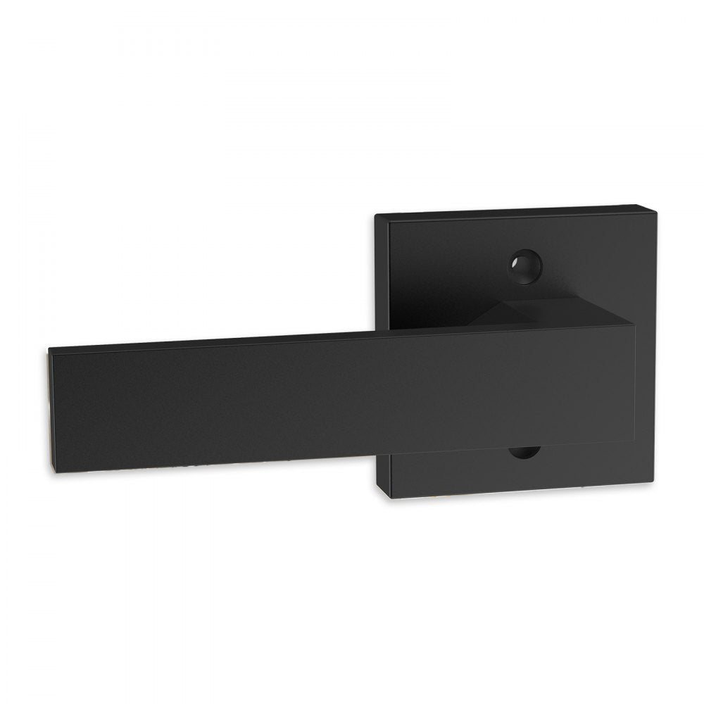 D921-DL-BLK(1PC) - Modern Square Dummy Door Lever for Closets & Cabinets