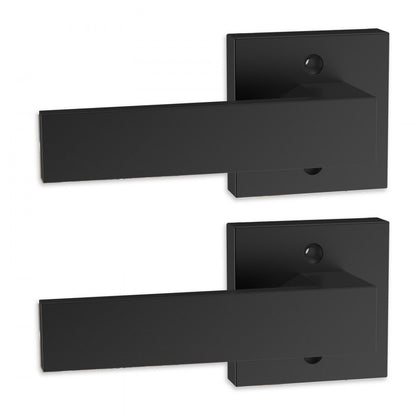 D921-DL-BLK(2PCS) - Modern Matte Black Dummy Door Lever Set