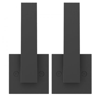 D921-DL-BLK(2PCS) - Modern Matte Black Dummy Door Lever Set