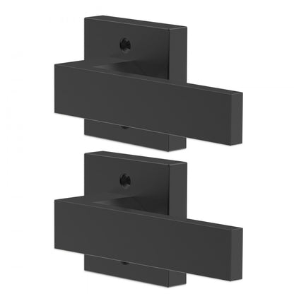 D921-DL-BLK(2PCS) - Modern Matte Black Dummy Door Lever Set