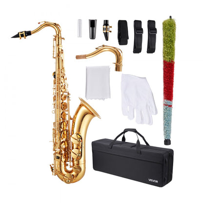 JTAS－401 - B Flat Tenor Saxophone Beginner Kit with Case & Accessories