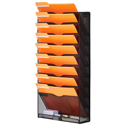 JLW019 - Multi-Tier Wall File Organizer for Stylish Office Storage