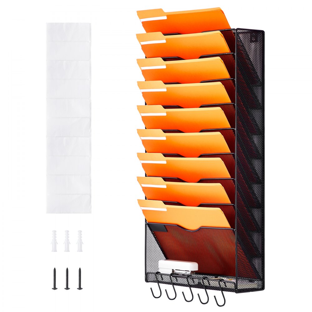 JLW019 - Multi-Tier Wall File Organizer for Stylish Office Storage