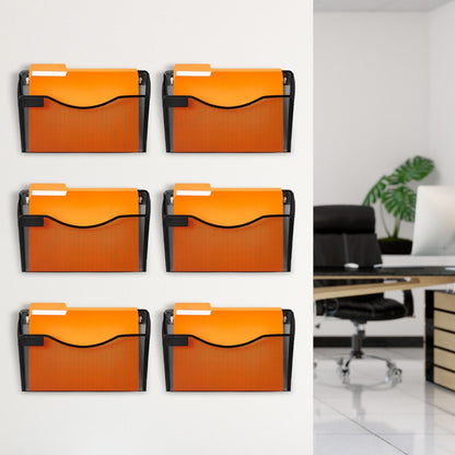 JLW001 - Durable Wall-Mounted File Organizer with Multi-Tier Design