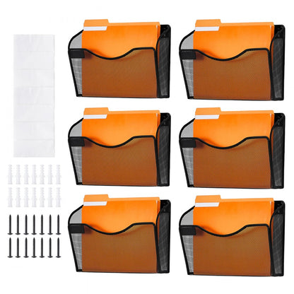 JLW001 - Durable Wall-Mounted File Organizer with Multi-Tier Design