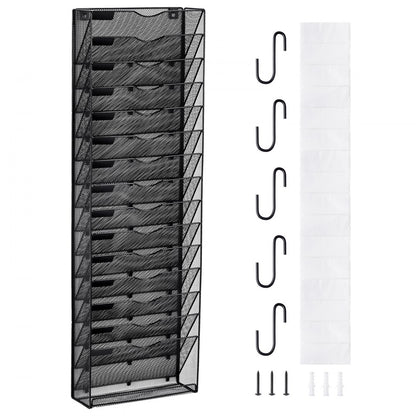 JLW021 - Metal Mesh Wall Organizer for Efficient File Management