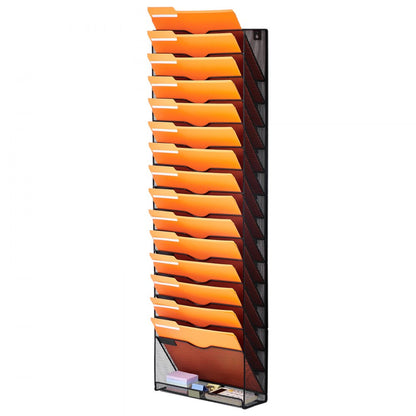 JLW021 - Metal Mesh Wall Organizer for Efficient File Management