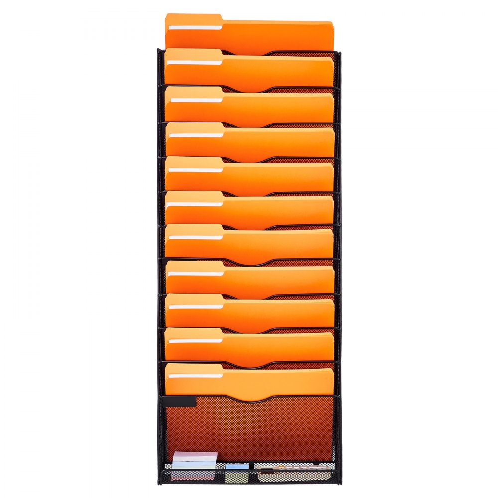 JLW020 - Durable Wall-Mounted File Organizer with 12 Pockets