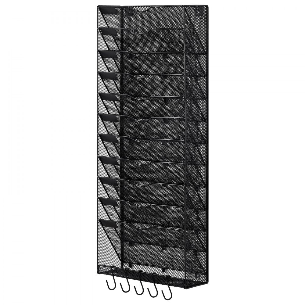 JLW020 - Durable Wall-Mounted File Organizer with 12 Pockets