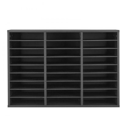 HZFC008-BL - 27-Compartment VEVOR Literature Organizer for Desk Clutter Management