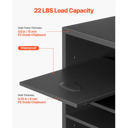 KLFC-19 - VEVOR 36-Compartment Organizer with Adjustable Shelf Heights