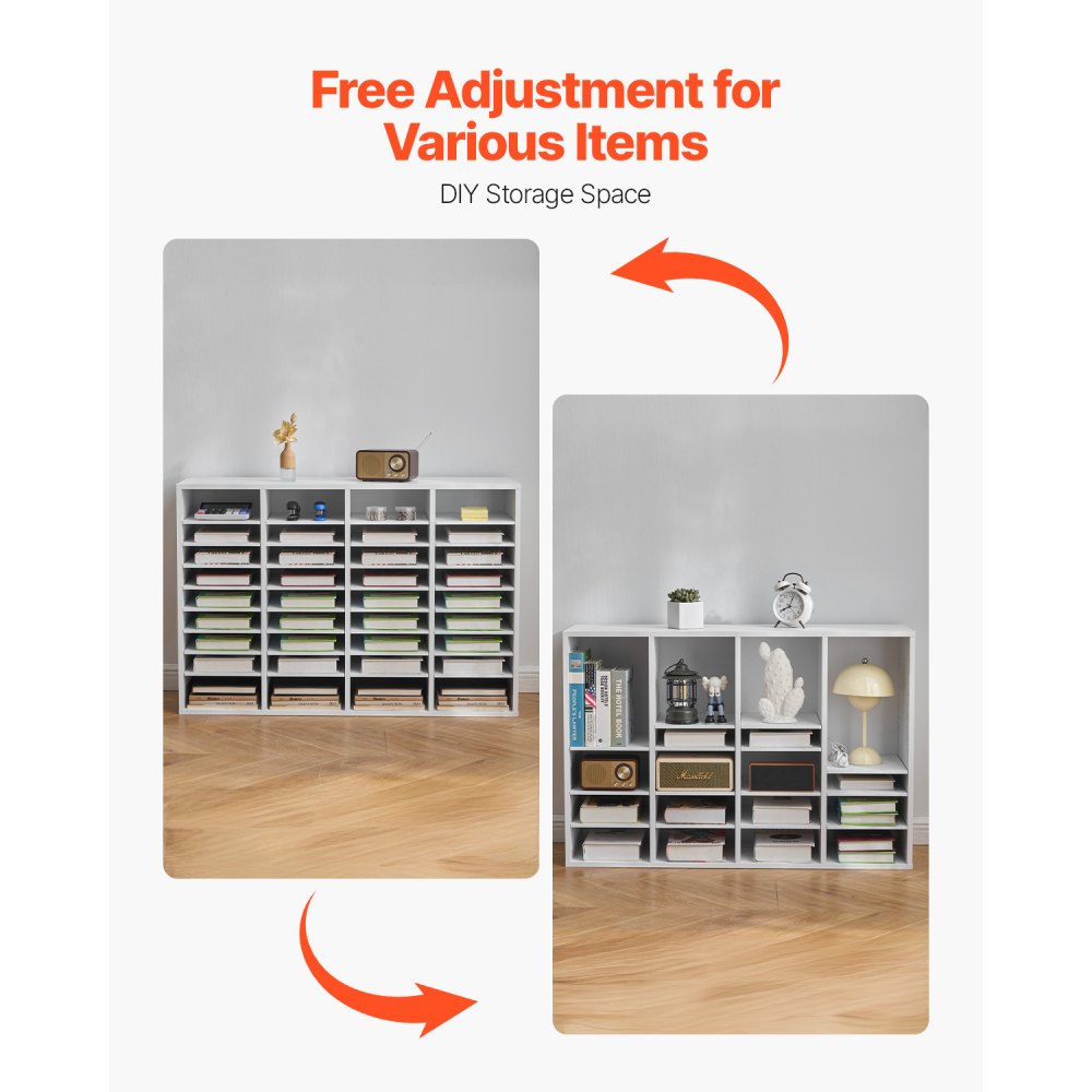 KLFC-20 - VEVOR 36-Compartment Organizer with Adjustable Shelves, 39.3" x 12" x 26.8"