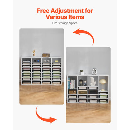 KLFC-20 - VEVOR 36-Compartment Organizer with Adjustable Shelves, 39.3" x 12" x 26.8"