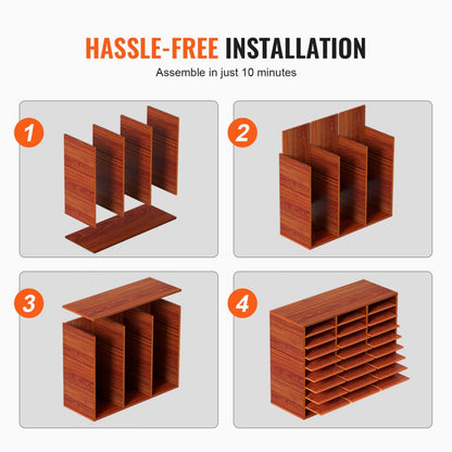 KLFC-14 - 27-Compartment MDF Organizer with Removable Shelves