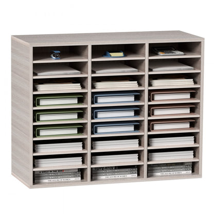 KLFC-13 - 27-Compartment MDF Organizer for Documents & Comics