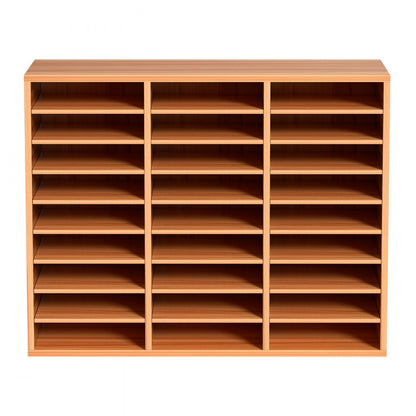 KLFC-15 - 27-Compartment MDF Literature Organizer with Adjustable Shelves