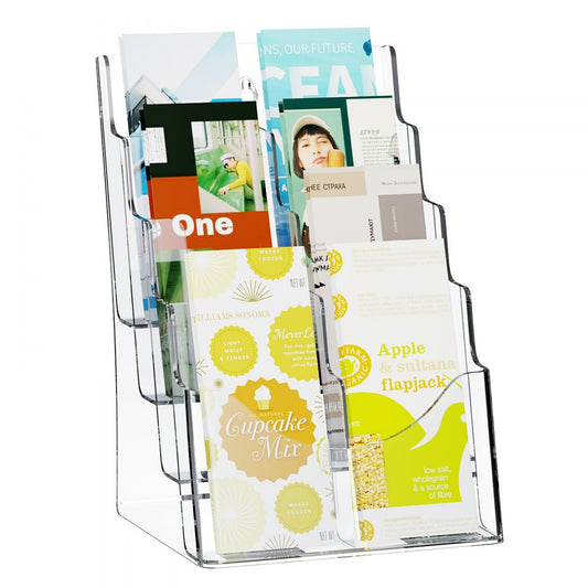 861 - Premium Acrylic Brochure Holder for 8.5 x 11 inch Displays