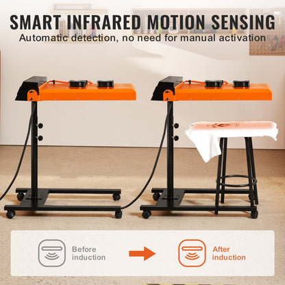 QYZDGYSHGJV1 - 19"x21" VEVOR Pro Flash Dryer with 6000W Heat