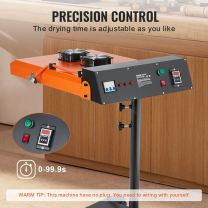 QYZDGYSHGJV1 - 19"x21" VEVOR Pro Flash Dryer with 6000W Heat