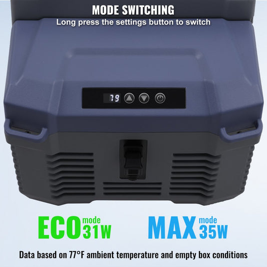 NL12 - 12L Portable Car Refrigerator with Compressor & Bluetooth Control