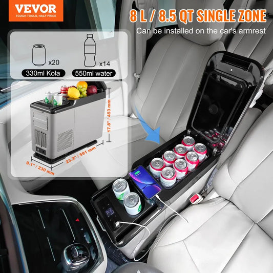 CF15 - 15L Portable Car Freezer with USB & LED Control Panel