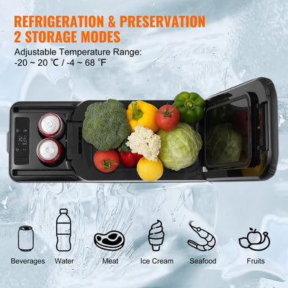 CF15 - 15L Portable Car Freezer with USB & LED Control Panel