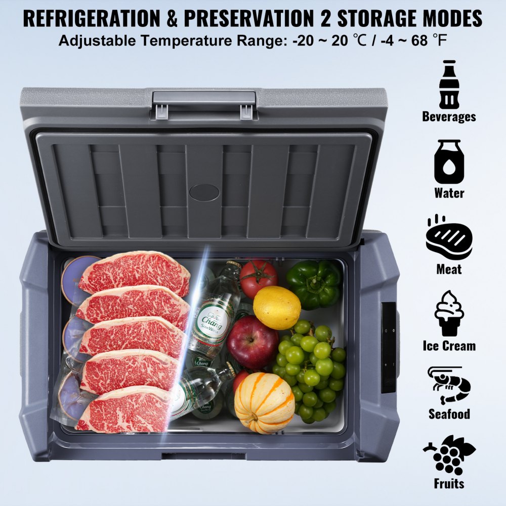 NL15 - 15L Portable Car Fridge Freezer with Bluetooth Control