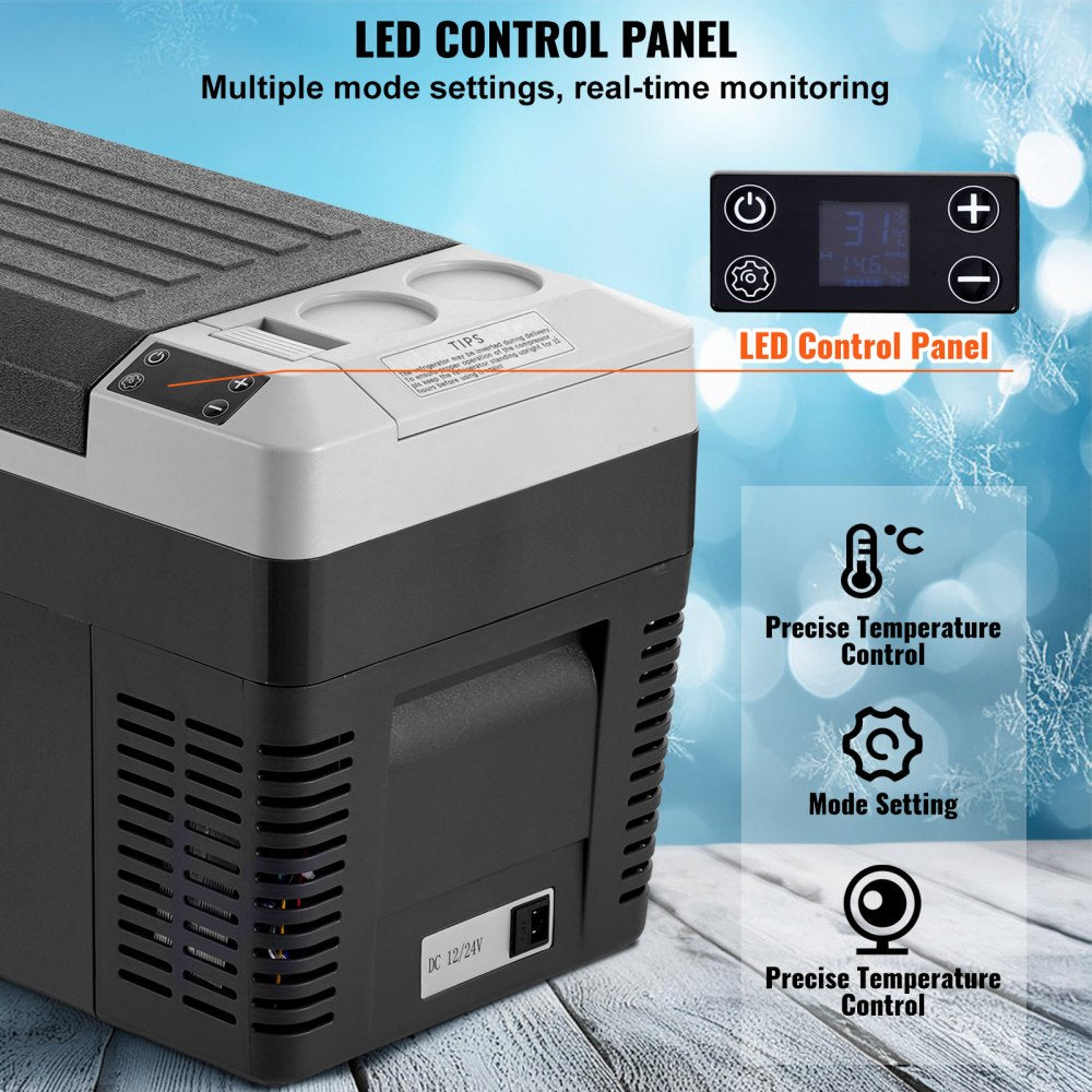 J25 - 25L Portable Car Refrigerator Freezer with Rapid Cooling Technology