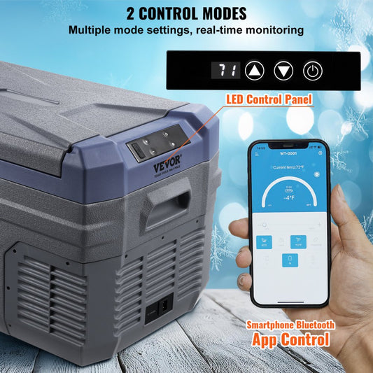 NL30 - 30L Portable Car Refrigerator Freezer with Bluetooth Control